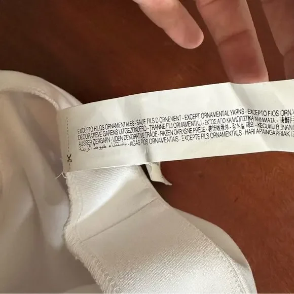 Zara Kappa Mini Skirt White Red Zip Front Summer Medium NWT Collegiate - Picture 11 of 15